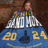 30 "x40" School Band Senior Mom Stadion Fleece Deken