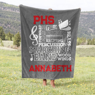 30 "x40" School Band Stadion Fleece Deken