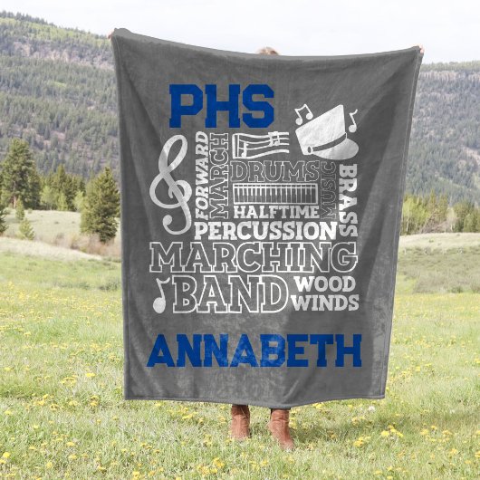 30 "x40" School Band Stadion Fleece Deken