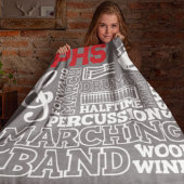 30 "x40" School Band Stadion Fleece Deken