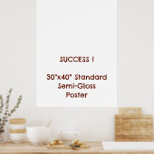 30"x40" Standaard Halfglans Poster (Keuken)