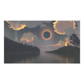 30" x 24" paper poster: "Eclipse" image Foto Afdruk