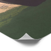 30" x 24" papier Poster met "Under the Willows" af (Hoek)