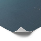 30" x 24" papieren poster met "vredig" beeld (Hoek)