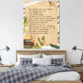 30 x 40 Canvasprint - Het Onze Vader Canvas Afdruk (Insitu (Slaapkamer))