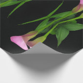 30" x 6' Calla-lelie inpakpapier rol (Hoek)