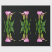 30"x 6"Calla Lily Verpakkende Document Broodje Cadeaupapier (Vlak)