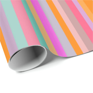 30 x 6' glanzend overlooppapier, Mandarijns Sinaas Cadeaupapier