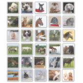 30 x Aangepaste FOTO Collage Scrapbooking Journaal Sticker (Voorkant)