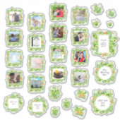 30 x BRUILOFT Tijdschrift Planner Tropische fotote Sticker (Voorkant)