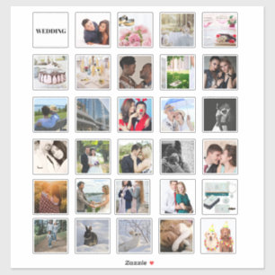 30 x TROUWFOTO Collage Scrapbooking Journal Sticker
