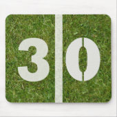 30 Yard Line Football Field Mousepad Muismat (Voorkant)
