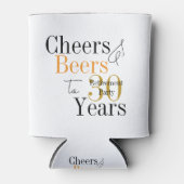 30 Years Retirement Cheers Beers Party Favor Blikjeskoeler (Voorkant)