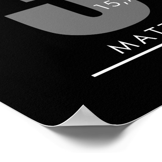 30 Years Retirement or Employee Appreciation Gift Poster (Hoek)