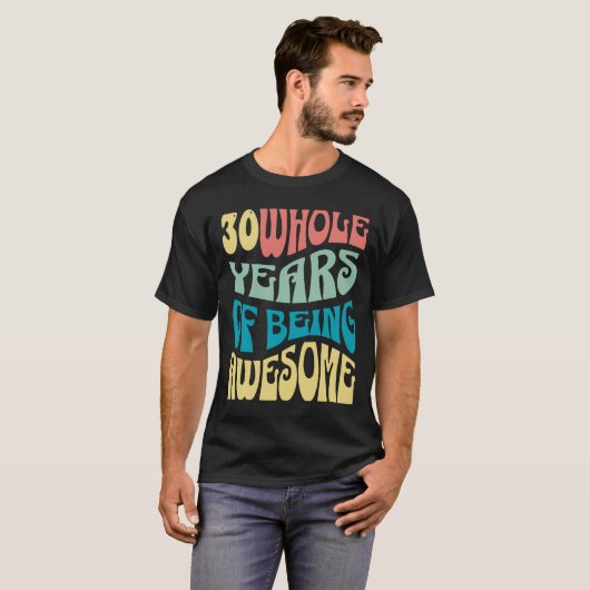 30 years-shirt t-shirt (Voorkant volledig)
