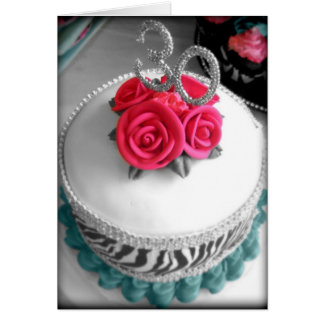 30 Zebra Stripe Cake