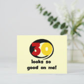 30 Ziet er zo goed uit op mij T-shirts en geschenk Briefkaart (Staand voorkant)