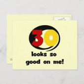 30 Ziet er zo goed uit op mij T-shirts en geschenk Briefkaart (Voorkant / Achterkant)