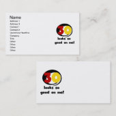 30 Ziet er zo goed uit op mij T-shirts en geschenk Visitekaartje (Voorkant / Achterkant)