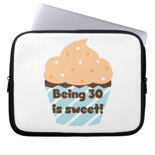 30 zijn is zoete T-shirts en cadeautjes Laptop Sleeve