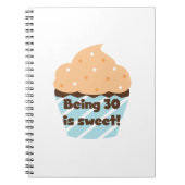 30 zijn is zoete T-shirts en cadeautjes Notitieboek (Voorkant)
