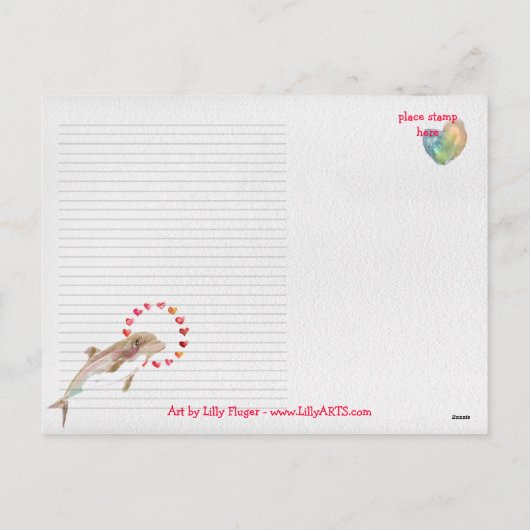 30 ZO BLIJ Valentijn Harten Briefkaart (Achterkant)