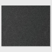 30 zwarte glitter afdrukken cadeaupapier (Vlak)