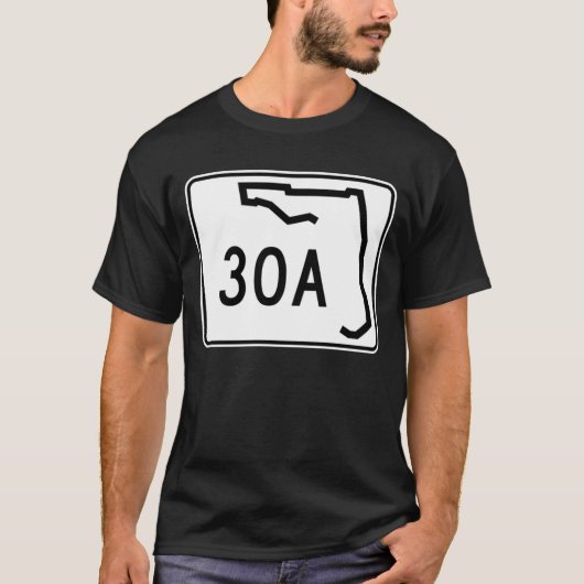 30A - Emeral Coast van Florida T-shirt (Voorkant)