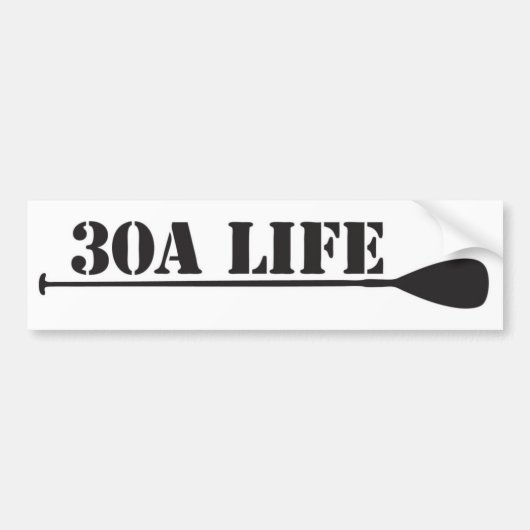 30A LIFE "DE WATERMAN" BUMPERSTICKER (Voorkant)