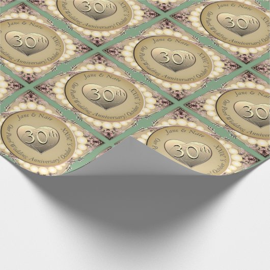 30e/12e Jubileum Cadeaupapier (Hoek)