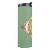 30e/12e Pearl & Groen Bruiloft Jubileum Thermosbeker (Gedraaid links)