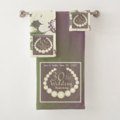 30e/12e Pearl Jubileum Bad Handdoek (Insitu)