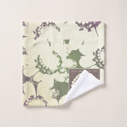 30e/12e Pearl Jubileum Bad Handdoek (Wasdoekje)