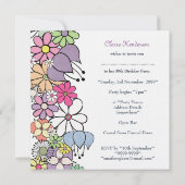 30e 30-Dames in het jaar Aangepaste uitnodiging (Achterkant)