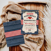 30e BBQ Verjaardag Zomer Barbecue Feest Kaart