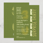 30e Birthday Army (Olijfgroen) V9 Kaart (Voorkant / Achterkant)