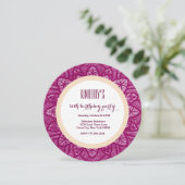 30e Birthday Burgundy  Lace Lijst V14A Kaart (Staand voorkant)