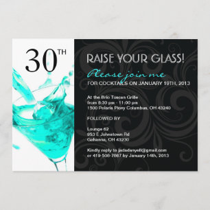 30e BIRTHDAY PARTIJVERZOEKEN Kaart