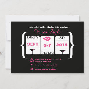 30e 'Birthday'-sleufmachine Kaart