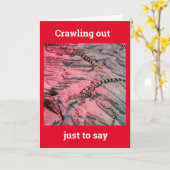 *30e BIRTHDAY* VAN DEZE COOL SNAKE Kaart (Gele Bloem)