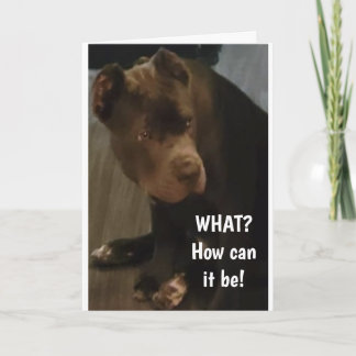 *30e BIRTHDAY* VAN DEZE KANE CORSO Kaart