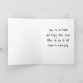 **30e BIRTHDAY** ZET TERUG EN GENIET UW DAG! Kaart (Binnen)