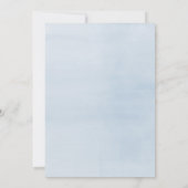 30e Blauwe Cupcake Birthday Party Kaart (Achterkant)