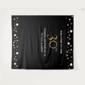 30e BRUILOFT Jubileum Foto achtergrond Wandkleed (Voorkant (horizontaal))