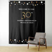 30e BRUILOFT Jubileum Foto achtergrond Wandkleed (In situ)