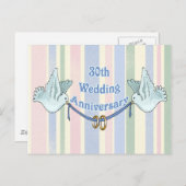 30e bruiloft Jubileum Gifts Briefkaart (Voorkant / Achterkant)