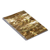30e bruiloft Jubileum Guest Book Gold Elegant Notitieboek (Rechterzijde)