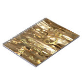 30e bruiloft Jubileum Guest Book Gold Elegant Notitieboek (Linkerzijde)
