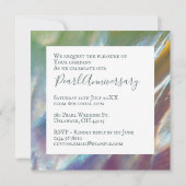 30e bruiloft Jubileum Moderne uitnodiging (Achterkant)