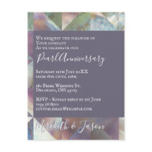 30e bruiloft Jubileum Moderne uitnodiging